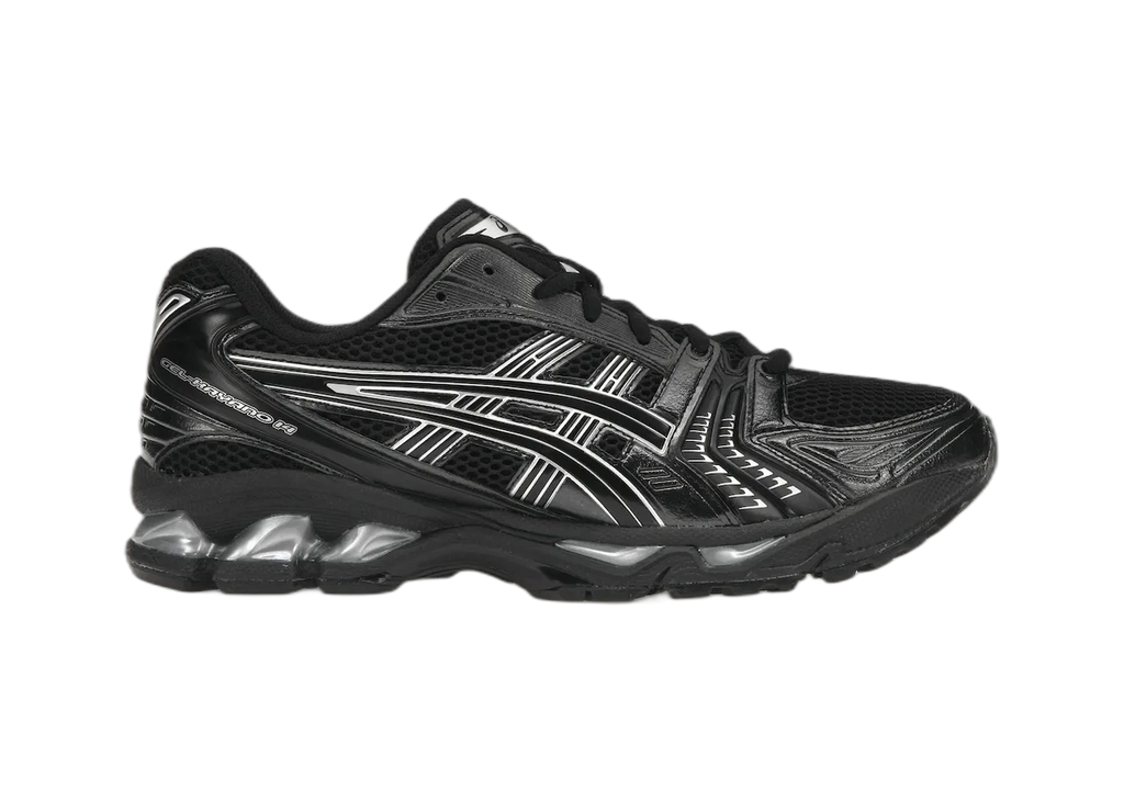 kayano14-black-pure-silver view 1