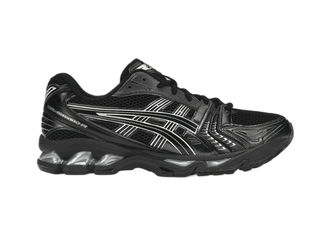 kayano14-black-pure-silver view 1
