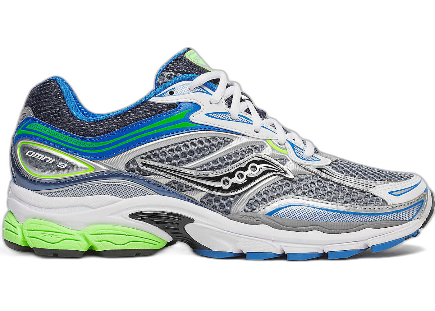 Saucony ProGrid Omni 9 Grey Slime Blue
